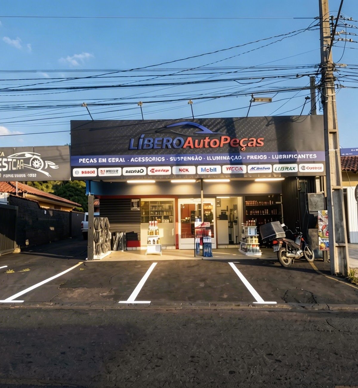 Fachada da Líbero Auto Peças